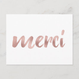 Ro guld merci-vykort, tack, fotopatecken vykort