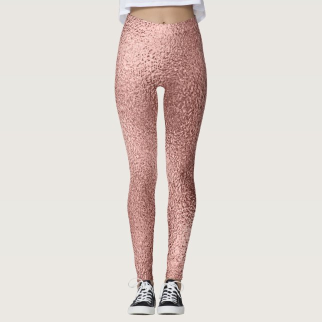 Ro Guld Metallic: Vintage Shine. Leggings (Framsida)