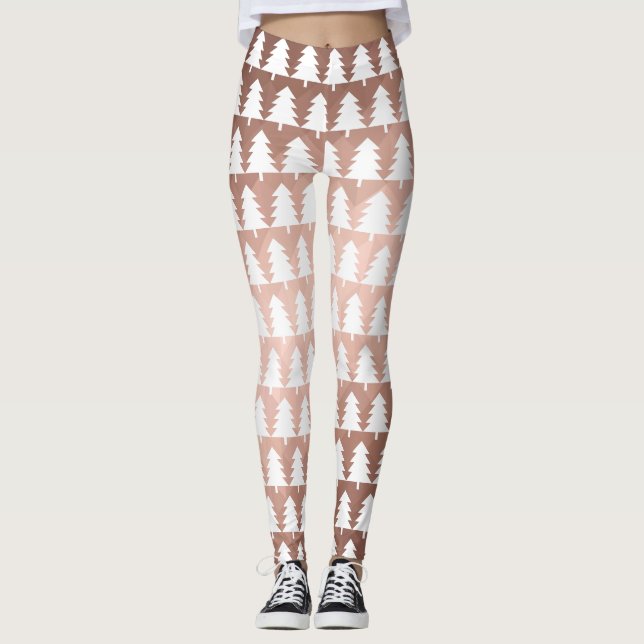 Ro guld, minsta julafton träd leggings (Framsida)