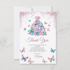Ro Guld Moukling Butterflies Gown Quinceanera Tack Kort