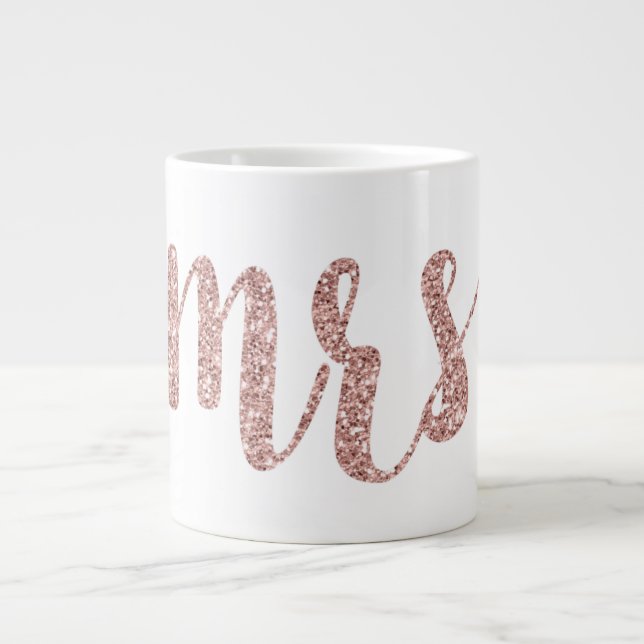 Ro guld, mugg, glitter jumbo mugg (Framsidan)