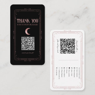 Ro Guld Mystical Magic Occult Social Media QR Visitkort