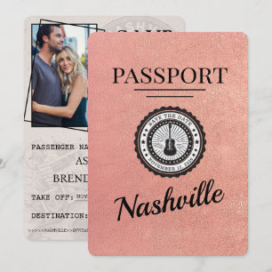 Ro Guld Nashville-passet Spara datum Datumet