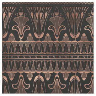 Ro Guld och Black Art Deco Tyg