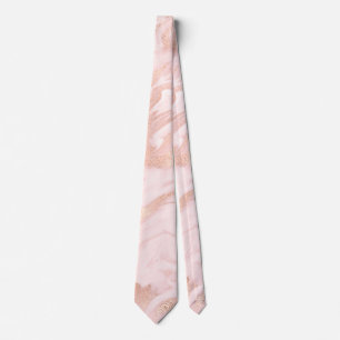 Ro Guld och marmorerade Marskalkar Neck Tie Slips
