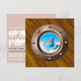 Ro Guld och  Nautical Studenten Photo Invi Inbjudningar