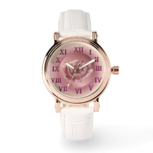 Ro Guld och Rosa Watch Armbandsur