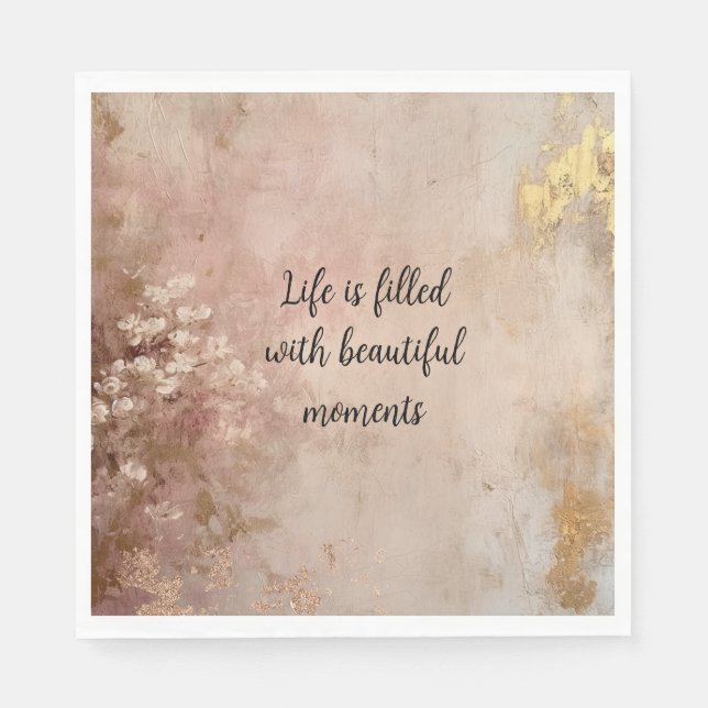 Ro Guld Paint Pappersservett (Framsidan)