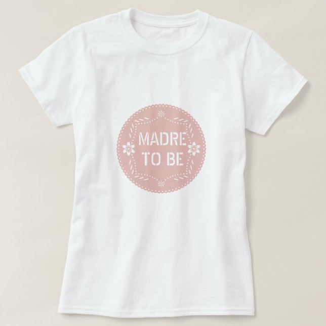 Ro guld papel picado Madre för babyskor T Shirt (Design framsida)