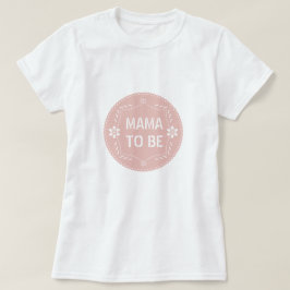 Ro guld papel picado mamma ska vara Flicka Shower T Shirt