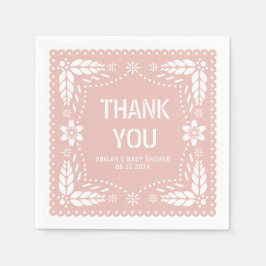 Ro guld papel picado Tack Shower Pappersservett