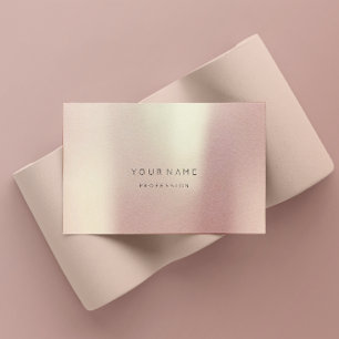 Ro Guld Parly Abstrakt Minimal Silke Metallic Visitkort