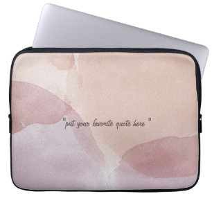 Ro Guld personalize Lägg till en favoritcitat Laptop Fodral
