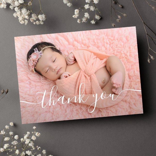 Ro Guld Photo Tack Baby Shower Baby Gift Kort (Skapare uppladdad)