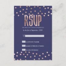 Ro Guld Polka dots Light Navy Blue OSA kort