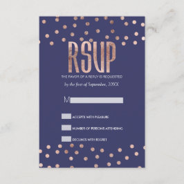 Ro Guld Polka dots Light Navy Blue OSA kort
