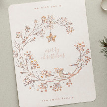 Ro Guld Pressade utandningsluften God jul