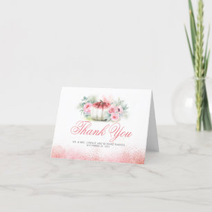Ro Guld Pumpkin Fall Wedding Tack Kort