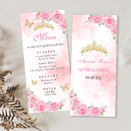Ro Guld Quinceanera Miss Quince 15 Anos Birthday Meny