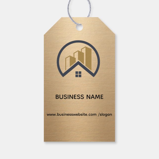 Ro Guld | Red Färg Real Gods Presentetikett (Baksidan)