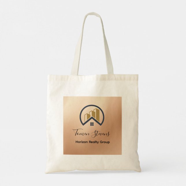 Ro Guld | Red Färg Real Gods Tygkasse (Baksida)