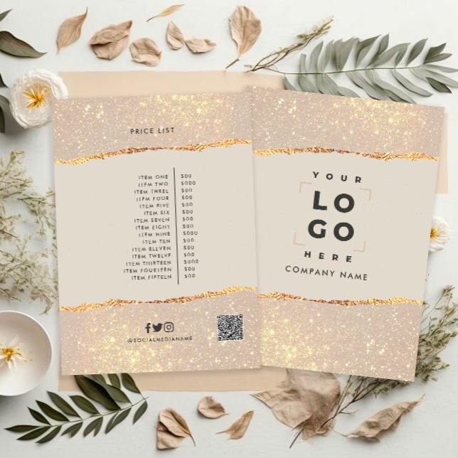 Ro guld rosa elegant modern gigantisk pris QR-kod Inbjudningar (Skapare uppladdad)