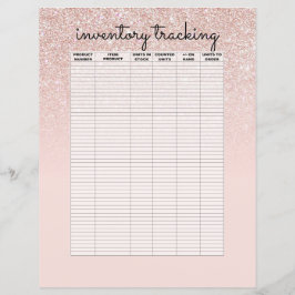 Ro Guld Rosa Glitter Ombre Business Inventory
