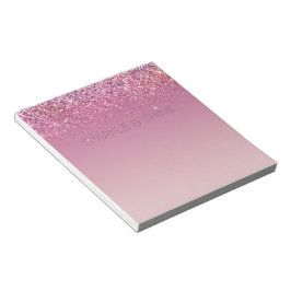 Ro Guld Rosa Guld Glitter Gnistra Anteckningsblock