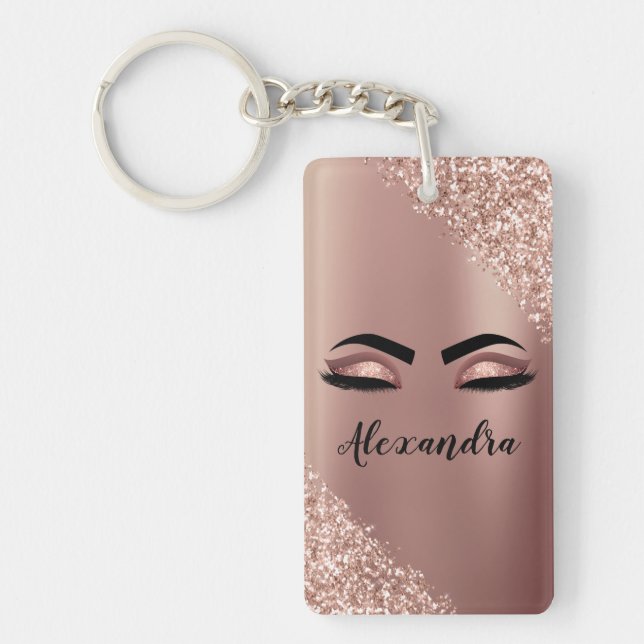 Ro Guld  Rosa Monogram Glitter Eyelash (Framsidan)