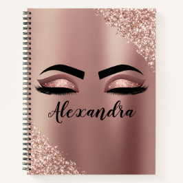 Ro Guld Rosa Monogram Glitter Eyelash