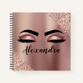 Ro Guld Rosa Monogram Glitter Eyelash