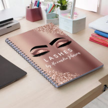 Ro Guld Rosa Monogram Glitter Eyelash