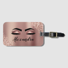 Ro Guld Rosa Monogram Glitter Eyelash