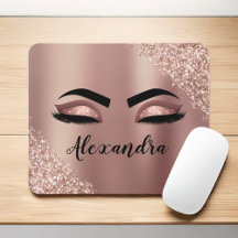 Ro Guld Rosa Monogram Glitter Eyelash