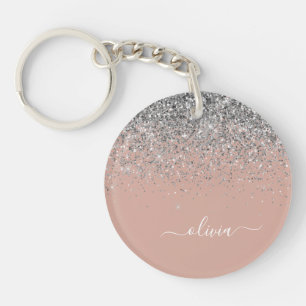 Ro Guld  Rosa Silver Glitter