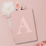 Ro Guld Rosa Simple Monogram ipad cover iPad Mini Skydd<br><div class="desc">Kärlek rosa och monogram och har iPad som behöver ett smart skydd? Detta har du täckt (och din iPad)</div>