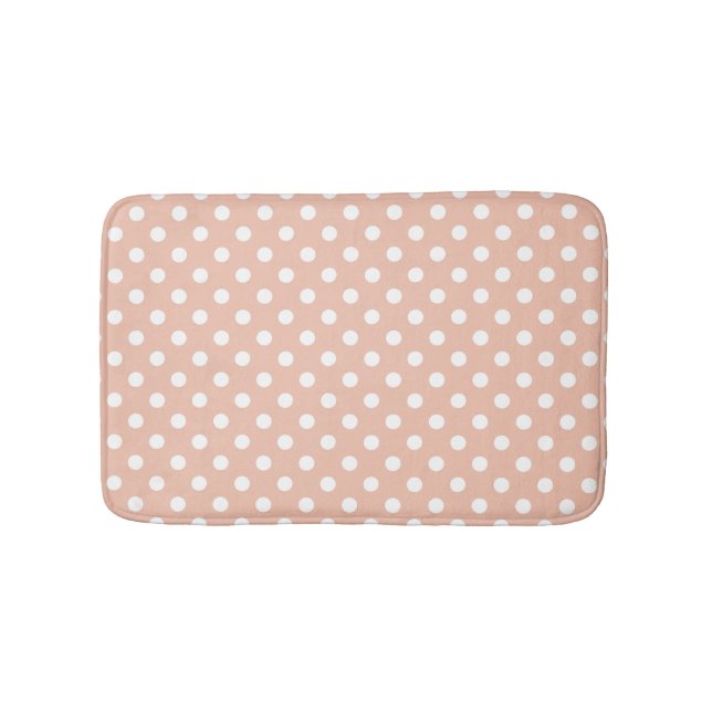 Ro guld/ rosa, vit polka dots matta (Framsidan)