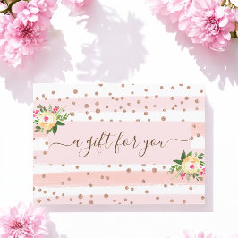 Ro Guld Rosa White Business Gift Certificate