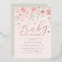 Ro Guld Sage Blommigt Butterfly Baby i Bloom