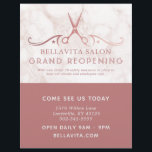 Ro Guld-saxen Marble Salon Covid Återöppning Reklamblad<br><div class="desc">Ro Guld-saxen Marble Salon Covid Reopen Flyer. "Med nya Covid 19-säkerhetsåtgärder i ställe för att behålla våra kunder och anställda säkra." Anpassa det här anpassad design med din egen text,  logotyp och affärsinformation.</div>