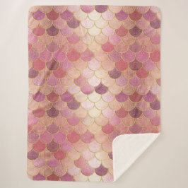 Ro Guld Shimmer Sjöjungfru Mönster