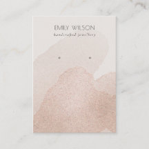 Ro Guld Shimmer Strokes Stud Earring Visning