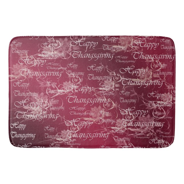 ro, guld, silver, tackande, blommor, blommigt, badrumsmatta (Framsidan)