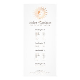 Ro Guld Sol Goddess Girl Spray Tanning Salon II Reklamkort