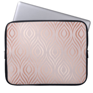 Ro guld, sömlös mönster laptop fodral