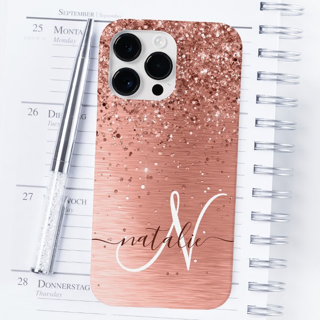Ro Guld Söt Girly Silver Glitter Sparkly (Skapare uppladdad)