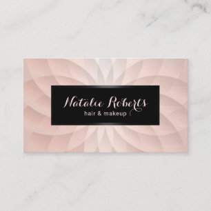 Ro Guld Spiral Modern Hair & Makeup Beauty Salon Visitkort