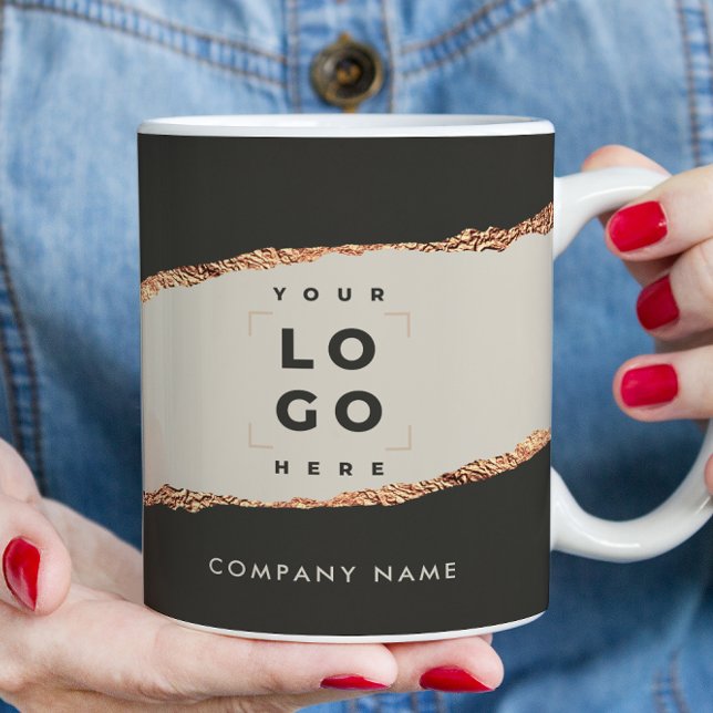 Ro guld svart elegant modern gigantisk pris kaffemugg (Skapare uppladdad)