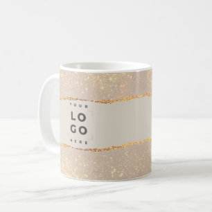 Ro guld svart elegant modern gigantisk pris QR-kod Kaffemugg
