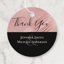 Ro Guld Svarta Glitter-oljefarlysmet BRÖLLOP